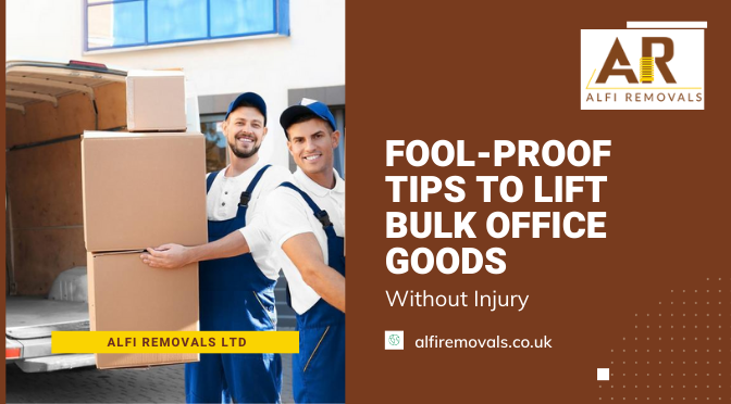 Fool-Proof Tips to Lift Bulk Office Goods Without Injury